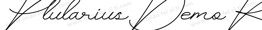 PlulariusDemoRegula字体转换