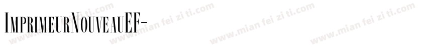 ImprimeurNouveauEF字体转换