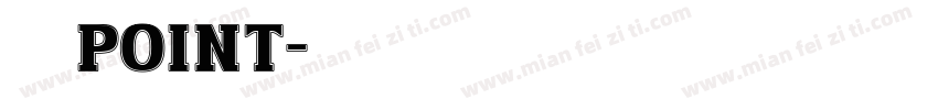 宋体point字体转换