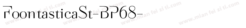 FoontasticaSt-BP68字体转换