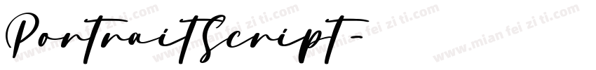 PortraitScript字体转换