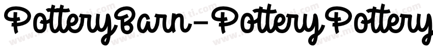 PotteryBarn字体转换