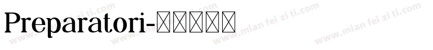 Preparatori字体转换