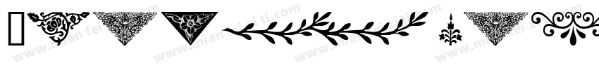 OrnamentalWings.ttf字体转换