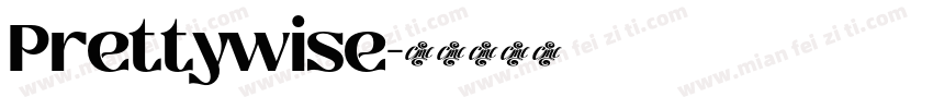 Prettywise字体转换