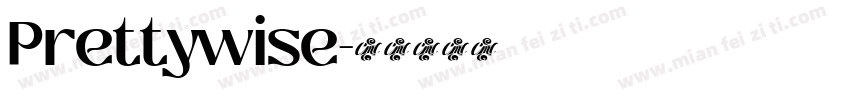 Prettywise字体转换