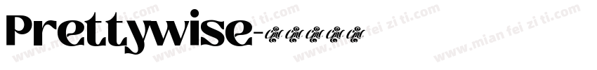 Prettywise字体转换
