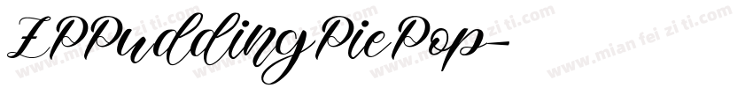 ZPPuddingPiePop字体转换