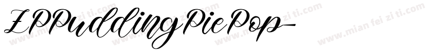 ZPPuddingPiePop字体转换