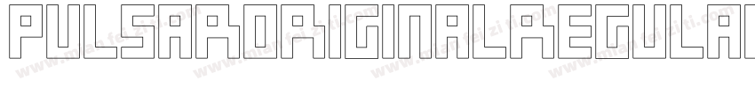 PulsarOriginalRegular字体转换