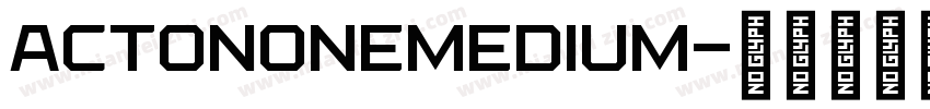 ActonOneMedium字体转换