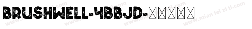 Brushwell-4BBJD字体转换