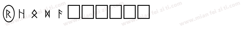 Rhoda字体转换