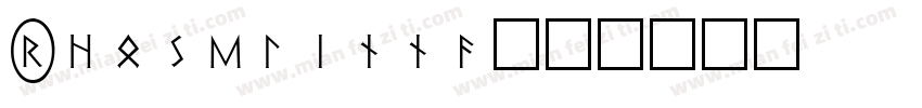 Rhoselinna字体转换