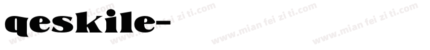 qeskile字体转换