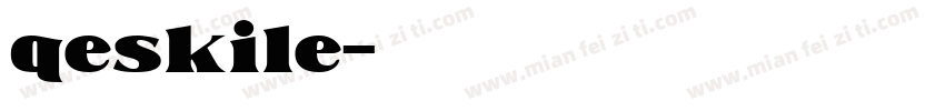 qeskile字体转换