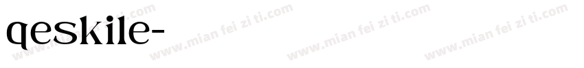 qeskile字体转换