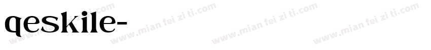 qeskile字体转换