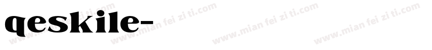 qeskile字体转换