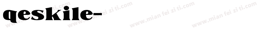 qeskile字体转换