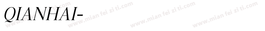 QIANHAI字体转换