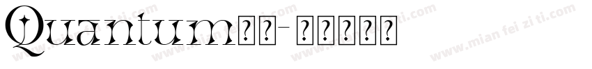 Quantum字体字体转换