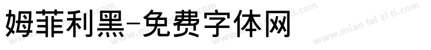 姆菲利黑字体转换