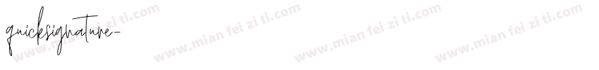 quicksignature字体转换