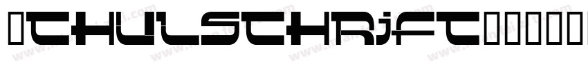 SchulschriftB-L4字体转换