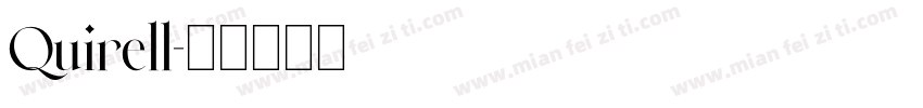 Quirell字体转换