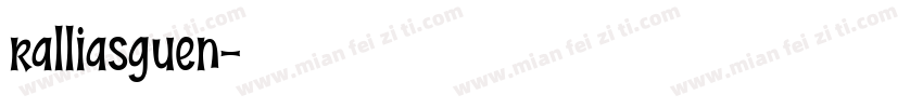 ralliasguen字体转换