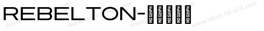 Rebelton字体转换