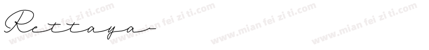 Rettaya字体转换