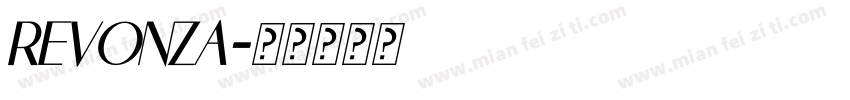 REVONZA字体转换