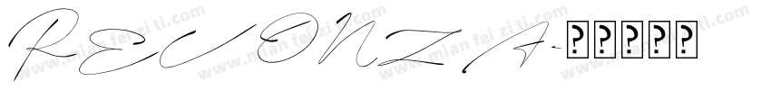 REVONZA字体转换