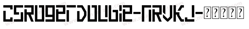 CsRogerDouble-nRvKJ字体转换