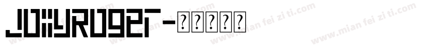 JollyRoger字体转换