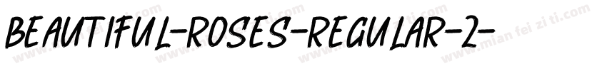 Beautiful-Roses-Regular-2字体转换