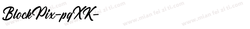 BlockPix-pqXK字体转换