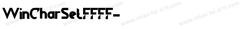 WinCharSetFFFF字体转换