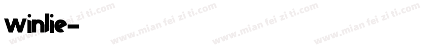 winlie字体转换