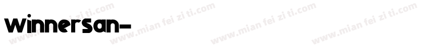 winnersan字体转换
