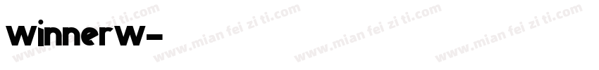winnerw字体转换