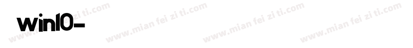 黑体win10字体转换