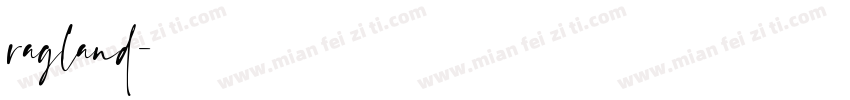 ragland字体转换