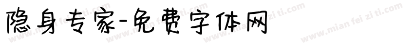 隐身专家字体转换