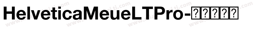 HelveticaMeueLTPro字体转换