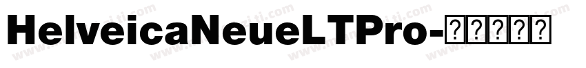 HelveicaNeueLTPro字体转换