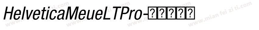 HelveticaMeueLTPro字体转换