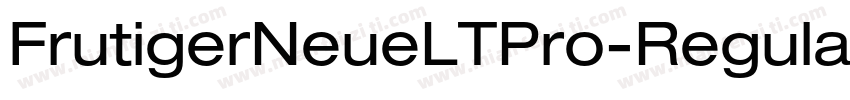 FrutigerNeueLTPro-Regular18字体转换